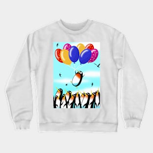 The Penguin Who Could Fly Crewneck Sweatshirt